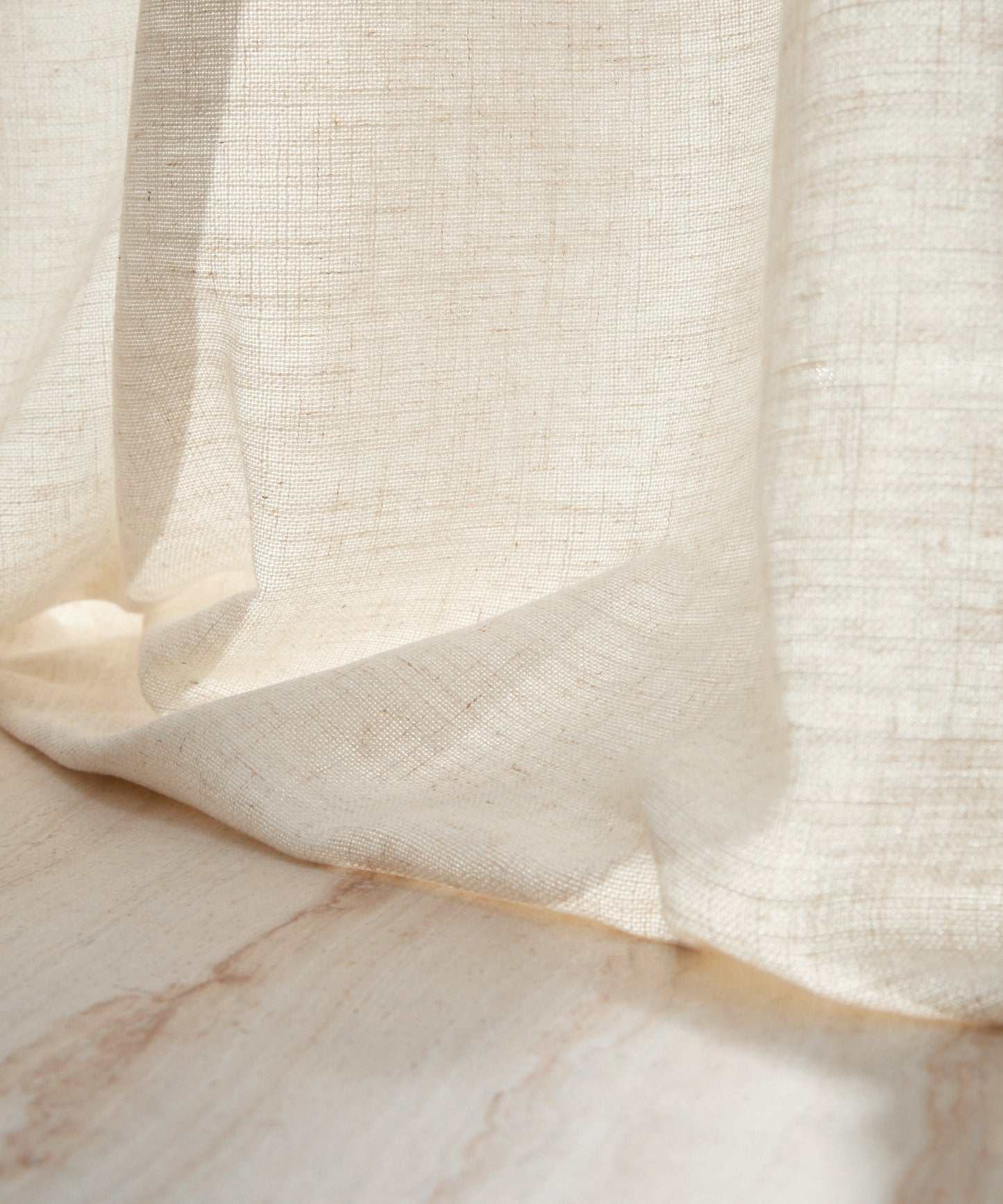 Airlake Nature Thread Shower Curtain-Oatmeal Cream