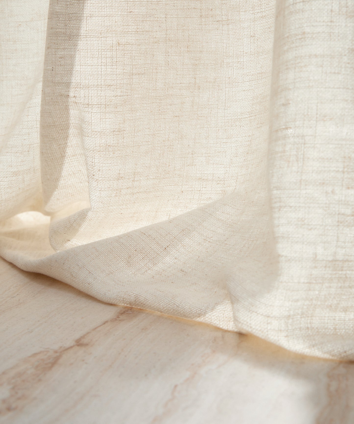 Nature Thread Shower Curtain-Oatmeal Cream